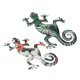 thumbnail image 4 of Lizard Art Wall Sculpture Hanging Decor For Friends Family Members Living Room 1 Set of 2 Pcs, 4 of 5