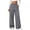 Dark Gray-04, variant on Sentuca Wide Leg Sweatpants for Women Baggy Lounge Drawstring Workout Pants with Pockets Casual Loose Fashion Trousers Khaki M