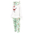 thumbnail image 2 of Unique Baby Girls 3 Piece Christmas Snow Angel Legging Set Outfit (8Y, Blue), 2 of 5