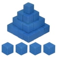 thumbnail image 1 of Uxcell Paquete de 50 Cubos de Madera DIY, Bloques de Madera Natural de 1.5cm en Color, Azul, 1 of 1