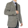 thumbnail image 2 of Mens Black White Check Modern Fit Blazer Luciano Natazzi 2, 2 of 6