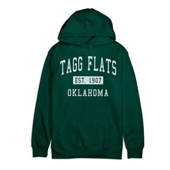 Tagg Flats Oklahoma Classic Established Premium Cotton Hoodie