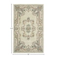 thumbnail image 3 of Rugs America New Aubusson Collection Ivory 510-201 Traditional European Area Rug 8' x 11', 3 of 6