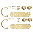 thumbnail image 4 of De Cajón de Latón, Elegante de Tracció Antigua, Textura Delicada Línas Lisas de Armario Fuertes Tocador para Gabinetes de Muebles, 4 of 7