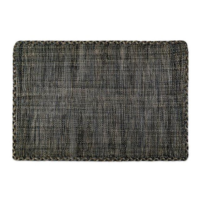 Design Imports CAMZ10417 Tapis Gris Panaché à la Main&44; 4 x 6 Pi.
