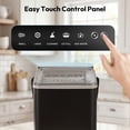 thumbnail image 5 of EUHOMY Countertop Ice Maker with Handle, 26 lbs/Day Portable Ice Machine, 9 Bullet Cubes in 6 Minutes, 2 Ice Sizes, Self-Cleaning, 1.1L Water Tank, Black, 5 of 10