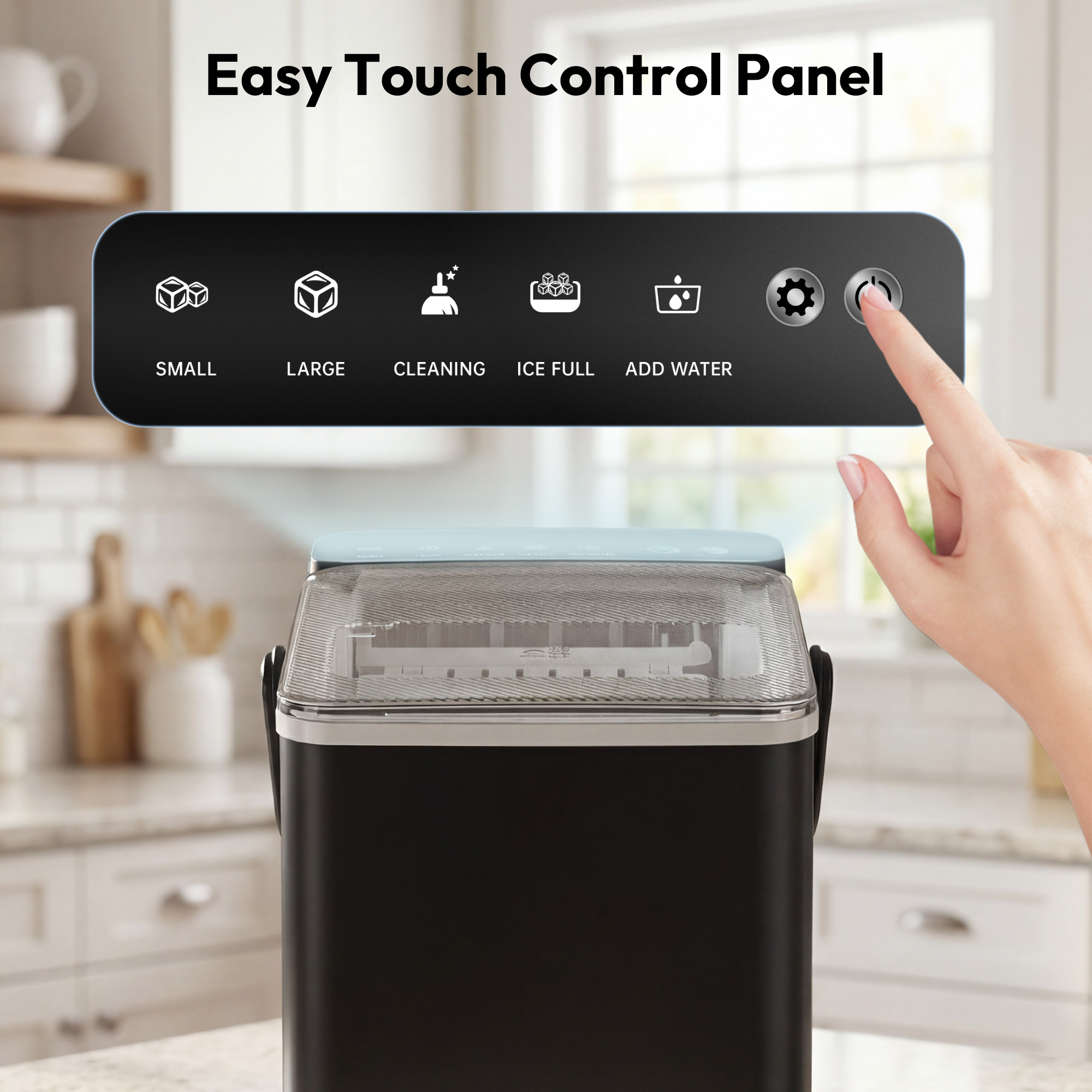 EUHOMY Countertop Ice Maker, 26 lbs/Day Portable photo 5