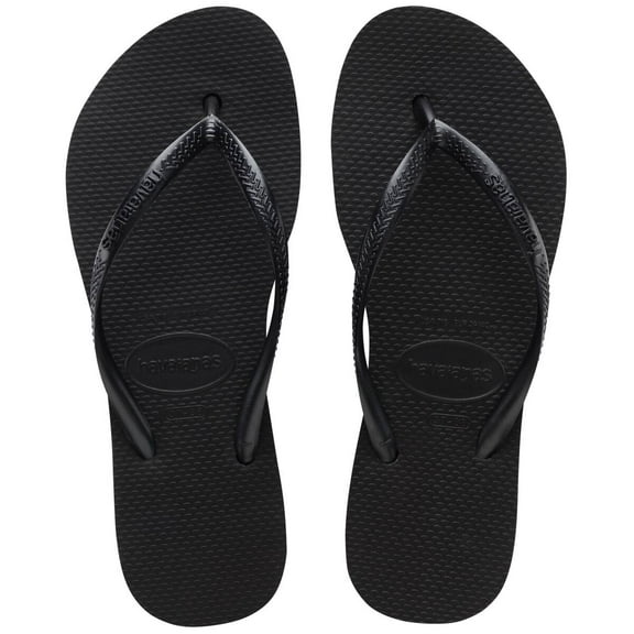 Havaianas Slim Flatform Women's Flip Flop Sandals - Black, 6