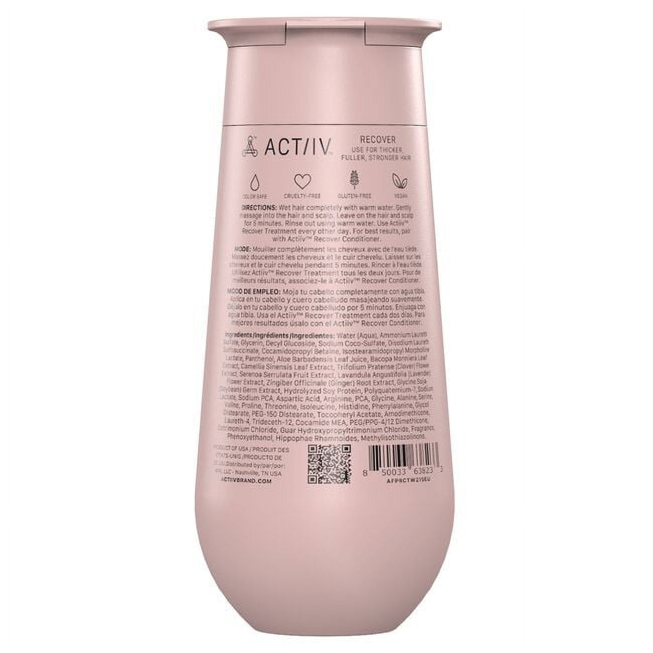 Recover Thickening Shampoo Treatment for Women Recover by ACTiiV Hair Science 7oz