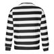 thumbnail image 4 of pstuiky camisas de manga larga para hombre, Blusas y camisas casuales de manga larga con cuello redondo y rayas en bloques de color para hombre Tops de talla grande para hombre m, 4 of 5