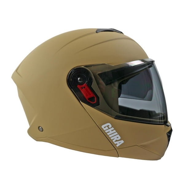 Casco Ghira Gh1000Pro Arena Mate Mica Humo Abatible Svs amarillo S Walmart en linea