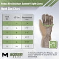 thumbnail image 5 of M MCGUIRE GEAR Nomex Summer Flight Gloves, Fire-Resistant Gloves for Pilots & Mechanics (Sage Green, 9)., 5 of 5