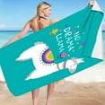 thumbnail image 2 of OAVQHLG3B Microfiber Beach Towel Super Lightweight Colorful Bath Towel Sandproof Beach Blanket Multi-Purpose Towel For Travel Swimming Pool 30x60 Inch, 2 of 4