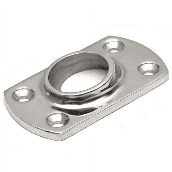 Larson Boat Rail Base 4240-1306 | 1 1/8 x 1 Inch Stainless Steel
