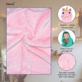 thumbnail image 2 of Unicorn Bathrobes For Baby Robe Toddler Hooded Bathrobe Sleepwear For Baby and Toddler | Pink Unicorn, Size Small, 2 of 6