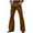 a-Coffee2181, variant on FINALGANG Mens Solid Color Flared Pants Retro Mid Waisted Button Closure Wide Flared Hem Casual Trousers For Daily Wear Comfortable Bottoms