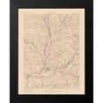 thumbnail image 2 of USGS 12x14 Black Modern Framed Museum Art Print Titled - Unadilla New York Quad - USGS 1918, 2 of 5