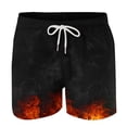 thumbnail image 4 of IROINNID Athletic Men's Dry-Fit Sweat Beach Casual Trouser Resistant Active Athletic Performance Shorts, 4 of 5