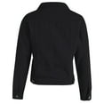 thumbnail image 5 of GaThRRgYP Coat for Women Denim Jacket,Women Solid Jacket Long Sleeve Slimming Cardigan Suit Pocket Coat Top Black XXXL, 5 of 5