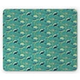 thumbnail image 1 of Turtle Mouse Pad, Underwater Wildlife Composition with Wavy Ocean and Colorful Animals with Shells, Rectangle Non-Slip Rubber Mousepad, Multicolor, by Ambesonne, 1 of 2
