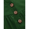 thumbnail image 4 of Women's Short Sleeve Henley Shirts Ruffle Casual Tunic Tops Solid Color, 4 of 4