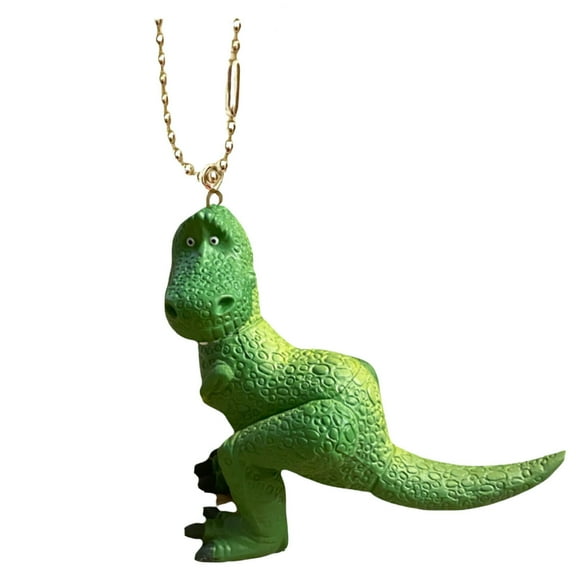 Rex Dinosaur Keychain Dangler Ornament PVC Figure Figurine Toy Story Charm New