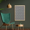thumbnail image 2 of Modern Wall Art with Frame, Demonstration of Continuous Coffee Tea Mugs with Heart Illustration, Printed Fabric Poster for Bathroom Living Room, 23" x 35", Charcoal Grey and Pink, by Ambesonne, 2 of 2