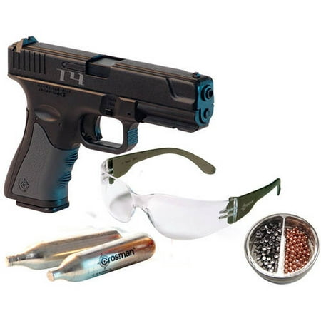 CrosmanT4 Kit .177 Caliber Semi-Auto CO2 Air Pistol