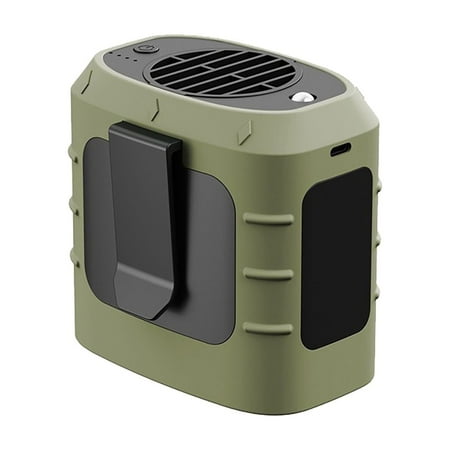

Fans That Blow Cold Air Small Personal Waist Fan 8000mAh Battery Powered 3 Speeds Portable Waist Clip Fan Rechargeable For Hiking 4th of July gifts for Desk