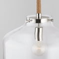 thumbnail image 2 of 9F373A Austin Allen Corde - 1 Light Pendant In Urban and Industrial Style-22.25 Inches Tall and 14 Inches Wide-Polished Nickel Finish    -Traditional, 2 of 6