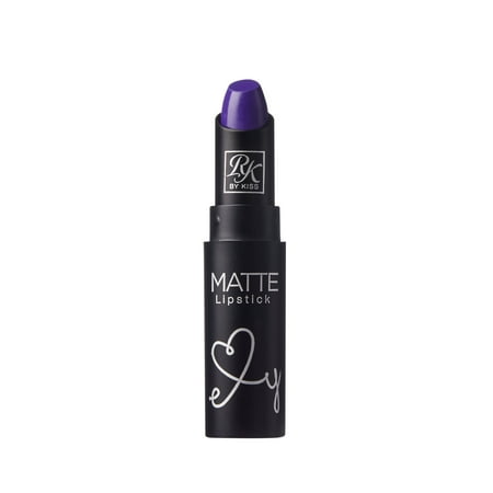 RK BY KISS Matte Lipstick, Purple Affair (Best Plum Lipstick For Dark Skin)