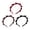 Mix Color, variant on 3Pcs Braided Headband with 8 Clips Each Multi-Tooth Layered Design Hair Hoop Women Girls Easy Styling Hair Accessories