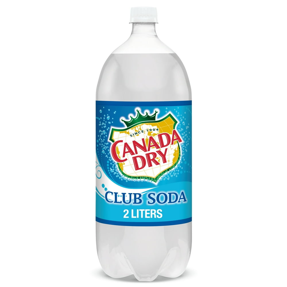 Canada Dry Club Soda, 2 L bottle