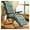 Green, variant on Accent Recliner Lounger Chair Folding Chaise with Extended Footrest,Upholstered Armchairs with Adjustable Backrest,Single Sofa Chair for Living Room