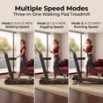 thumbnail image 3 of ROBORE 2.5 HP Walking Pad with Auto Incline & Foldable Handle,Walking Pad Treadmill for Home and Office,300LBS Capacity, LED Display & Remote Control, 3 of 9