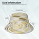 thumbnail image 3 of Balery White Rose Sombreros para el sol para hombre y mujer, sombrero de pescador con UPF 50+, 3 of 6