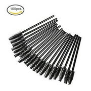 PAZINGER TIKA 100 Pcs Disposable Eyelash Mascara Brushes Wands Applicator Eyebrow Brush Makeup Kit