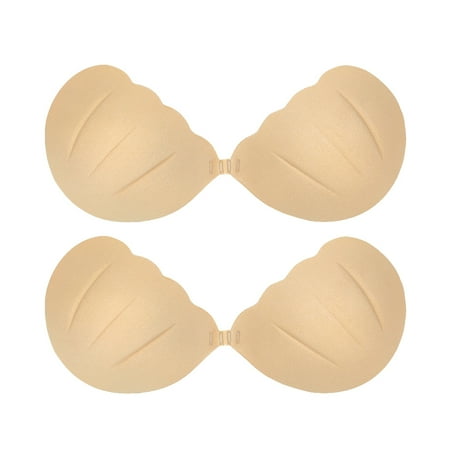 2 Pair Sticky Bra Push up for Women  Reusable Adhesive Invisible Backless Strapless Lifting Bra