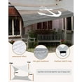 thumbnail image 5 of Sun Shade Sail 8x10Ft White Anchor Compass Farm Barn Retro Wood Plank Uv Block Sunshade Canopy Outdoor Shade Cover Rectangle Shade Cloth For Patio Garden Yard Deck Pergola, 5 of 6