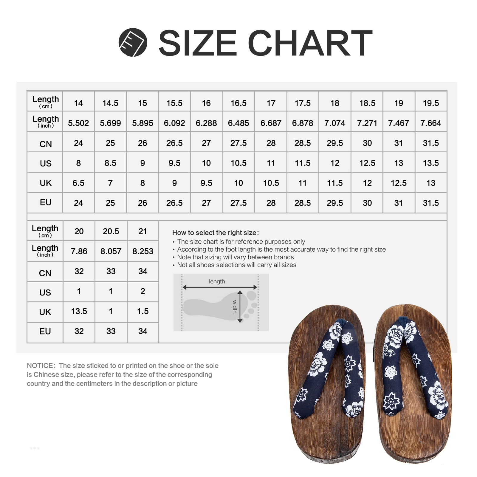 TINKSKY Clog Slippers Wooden Japanese Shoes Summer Kids TINKSKY Clog Slippers Wooden Japanese Shoes Summer Kids