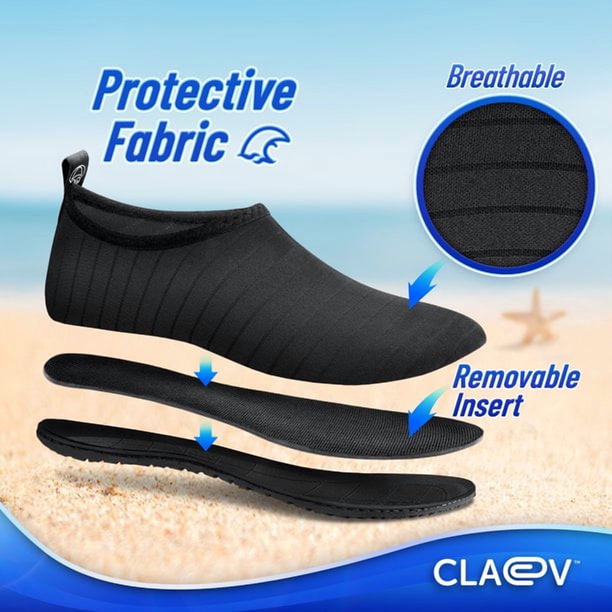 Claev Water Shoes for Men & Women, Quick-Dry photo 6