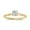 Yellow Gold, variant on 0.25 Carat Solitaire Round Lab Grown White Diamond Textured Shank Engagement Ring for Women in 18K Solid Yellow Gold, Size 7