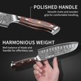 thumbnail image 3 of shiyou-Chef Knife Japanese Professional: 7 Inch Kitchen Knives, Stainless Steel Sharp, Cutting Meat Cooking Cleaver, 3 of 4