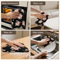 thumbnail image 6 of 2 Pcs Pioneer Flower Floral Print Pattern Kitchen Towels, Funny Microfiber Dish Towel Set, 18" X 26" Tea Towels, 6 of 6