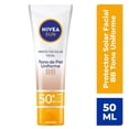 thumbnail image 1 of Protector solar facial NIVEA SUN Tono Uniforme BB con color que se adapta a tu tono de piel fps 50+ 50 ml, 1 of 4