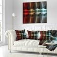 thumbnail image 3 of Designart Kitchen with LED Lighting - Abstract Throw Pillow - 18x18, 3 of 5