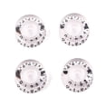 thumbnail image 2 of 4 PCS/ Set Guitar Volume Tone Control Knobs Rotary Knobs for Electric Guitar Parts Replacement (White), 2 of 7