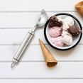 thumbnail image 4 of Home Essentials 304 Stainless Steel Spoon Wooden Handle Ice Cream Spoon Ice Cream Spoon, 4 of 6