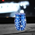 thumbnail image 5 of Metal Pet Urn Engraved Dog Paw Memorial ,Small Aluminum Alloy Keepsake Urn for Cats & Small Animals, Blue/Black/Purple, 5 of 6