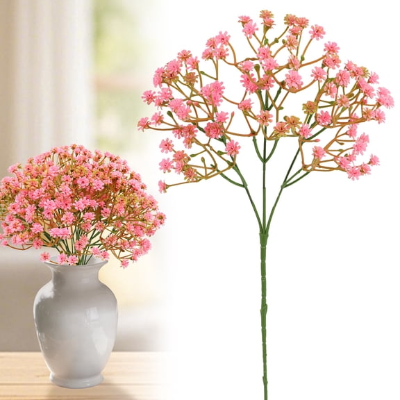 Fake Flowers For Vase-Artificial Flowers Small,Babys Breath Artificial Flowers For Decoration Gypsophila Bouquet For Flower Arrangement Light